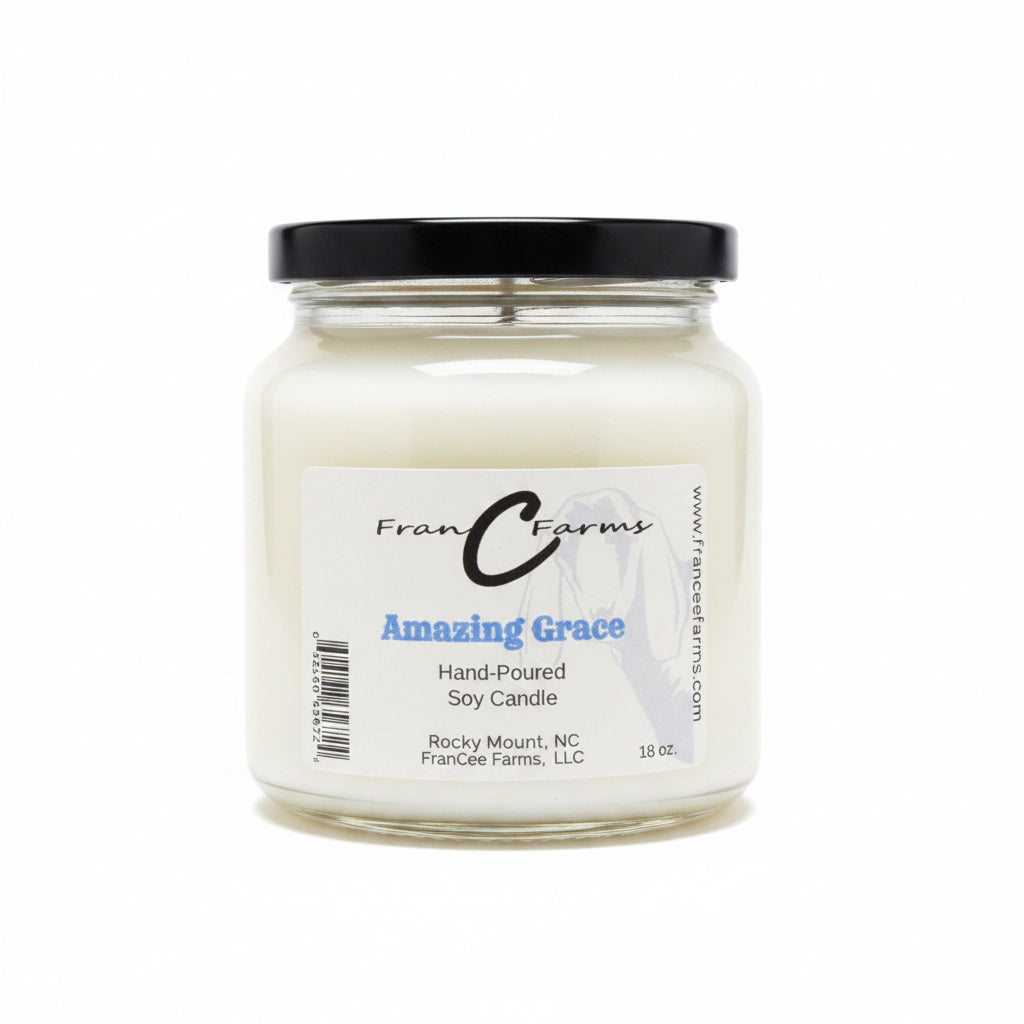 Amazing Grace Soy Candle - 18 oz. Apothecary Jar