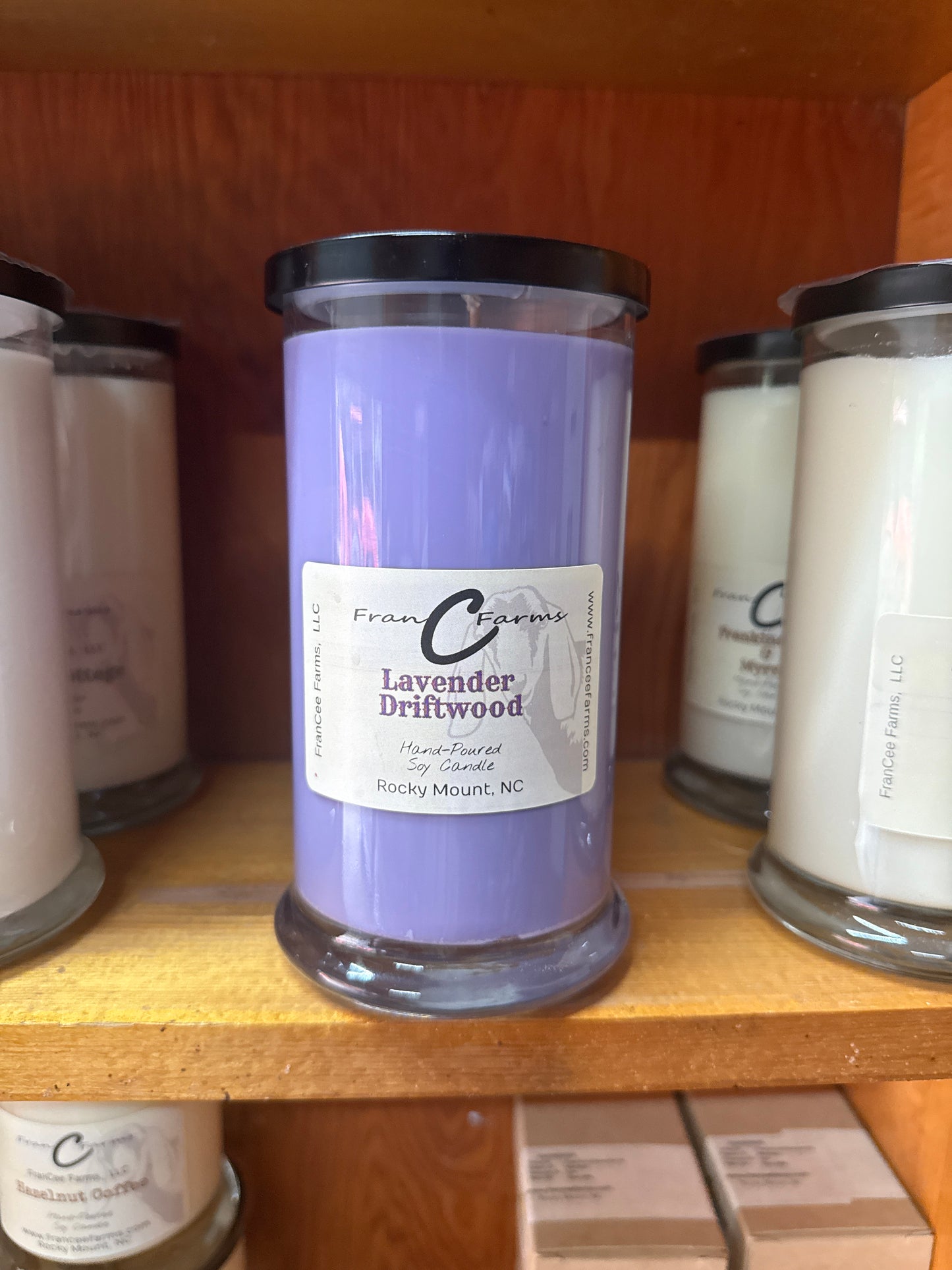Lavender Driftwood Soy Candle 21/S