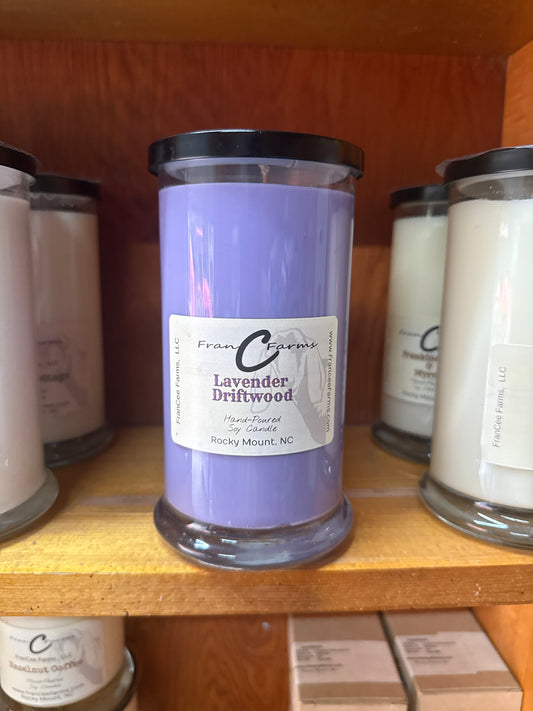Lavender Driftwood Soy Candle 21/S