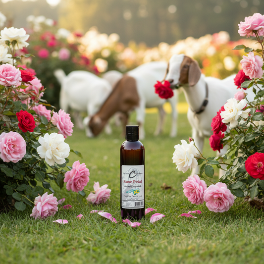 Rose Petal Goat Milk Body Wash product image 2 from FRAN C FARMS