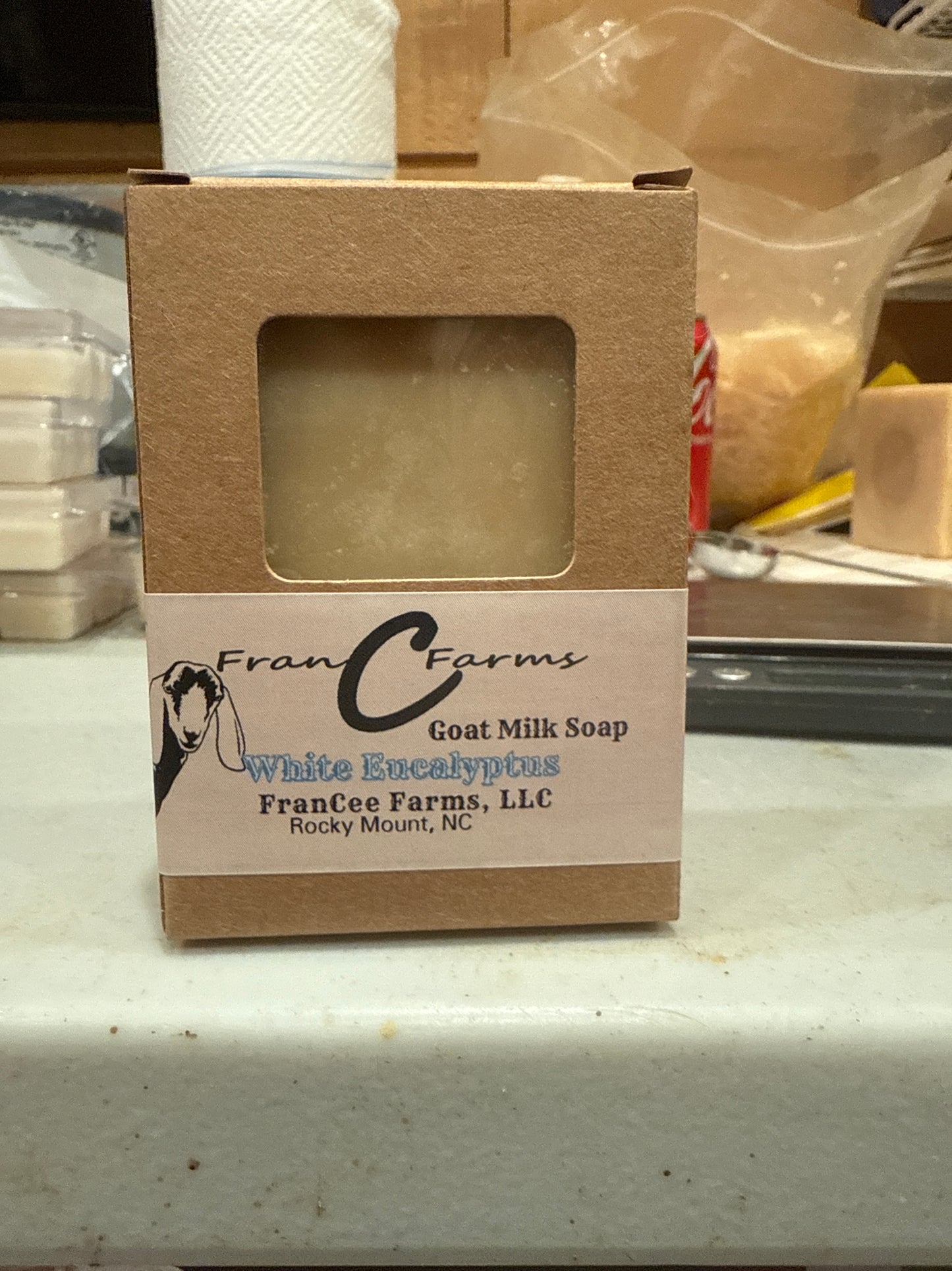 White Eucalyptus Goat Milk Soap
