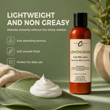 FRAN C FARMS  Goat Milk Lotion -DUAL PARENT
