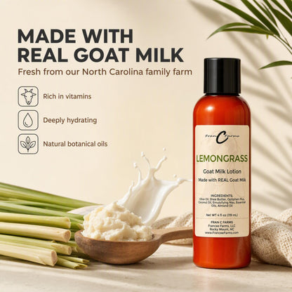 FRAN C FARMS  Goat Milk Lotion -DUAL PARENT