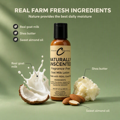 FRAN C FARMS  Goat Milk Lotion -DUAL PARENT