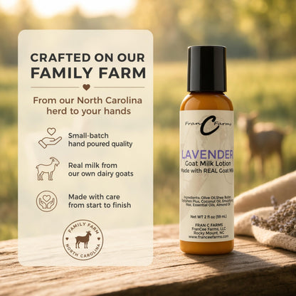 FRAN C FARMS  Goat Milk Lotion -DUAL PARENT