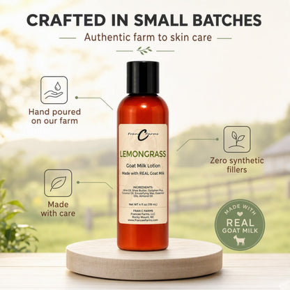 FRAN C FARMS  Goat Milk Lotion -DUAL PARENT