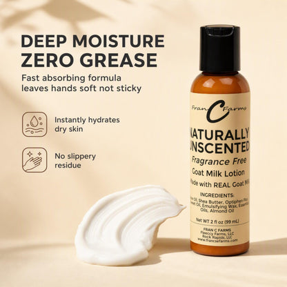 FRAN C FARMS  Goat Milk Lotion -DUAL PARENT