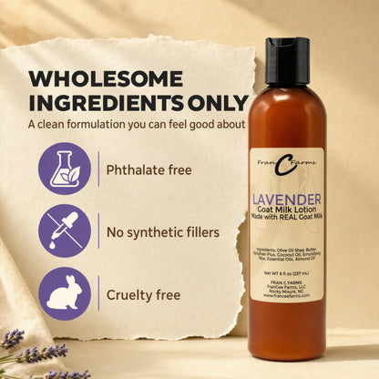 FRAN C FARMS  Goat Milk Lotion -DUAL PARENT
