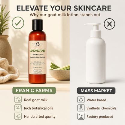 FRAN C FARMS  Goat Milk Lotion -DUAL PARENT