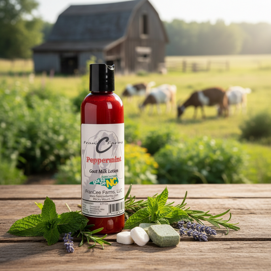 Peppermint Goat Milk Lotion product image 2 from FRAN C FARMS