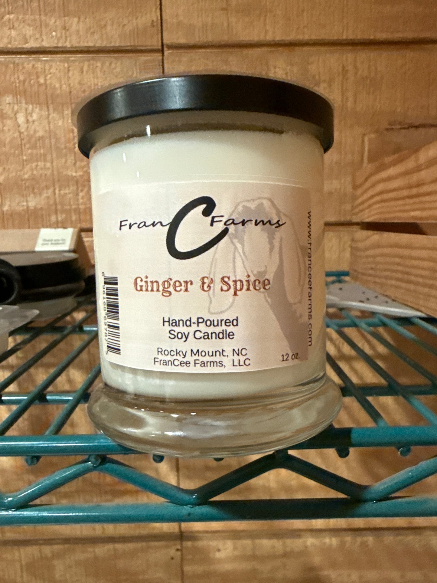 Ginger & Spice Candle (12/S)