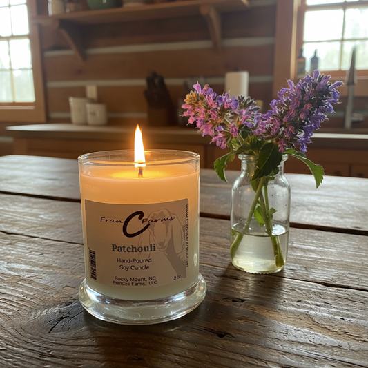 Patchouli Soy Candle - 12 oz. Status Jar