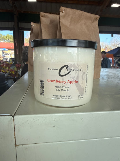 Cranberry Apple 3-Wick Candle