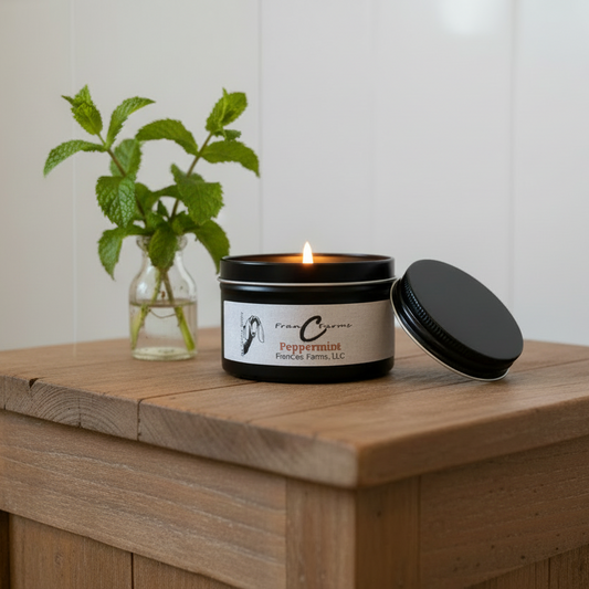 Peppermint Candle Tin