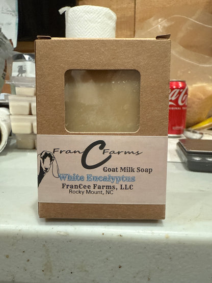 White Eucalyptus Goat Milk Soap