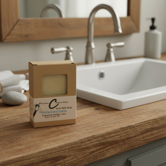 White Eucalyptus Goat Milk Soap
