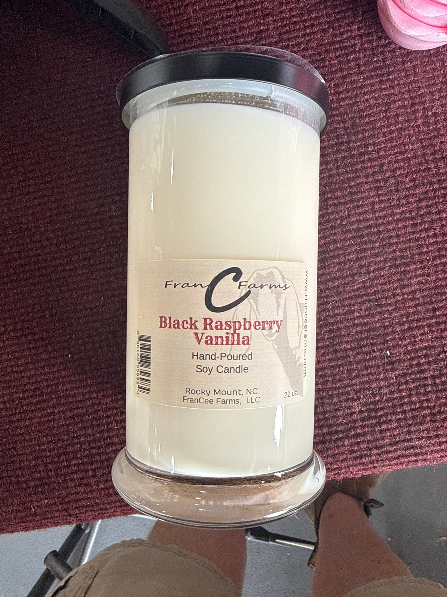 Black Raspberry Vanilla Candle (21/S)