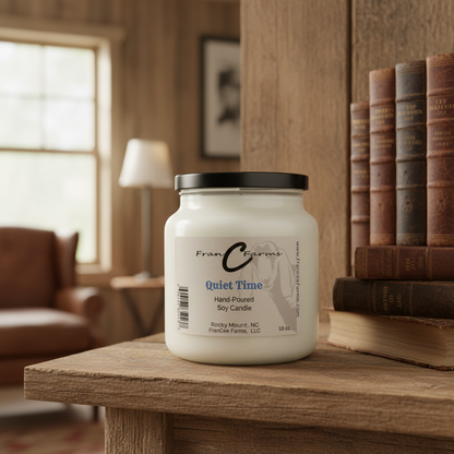Quiet Time Soy Candle - 18 oz. Apothecary Jar