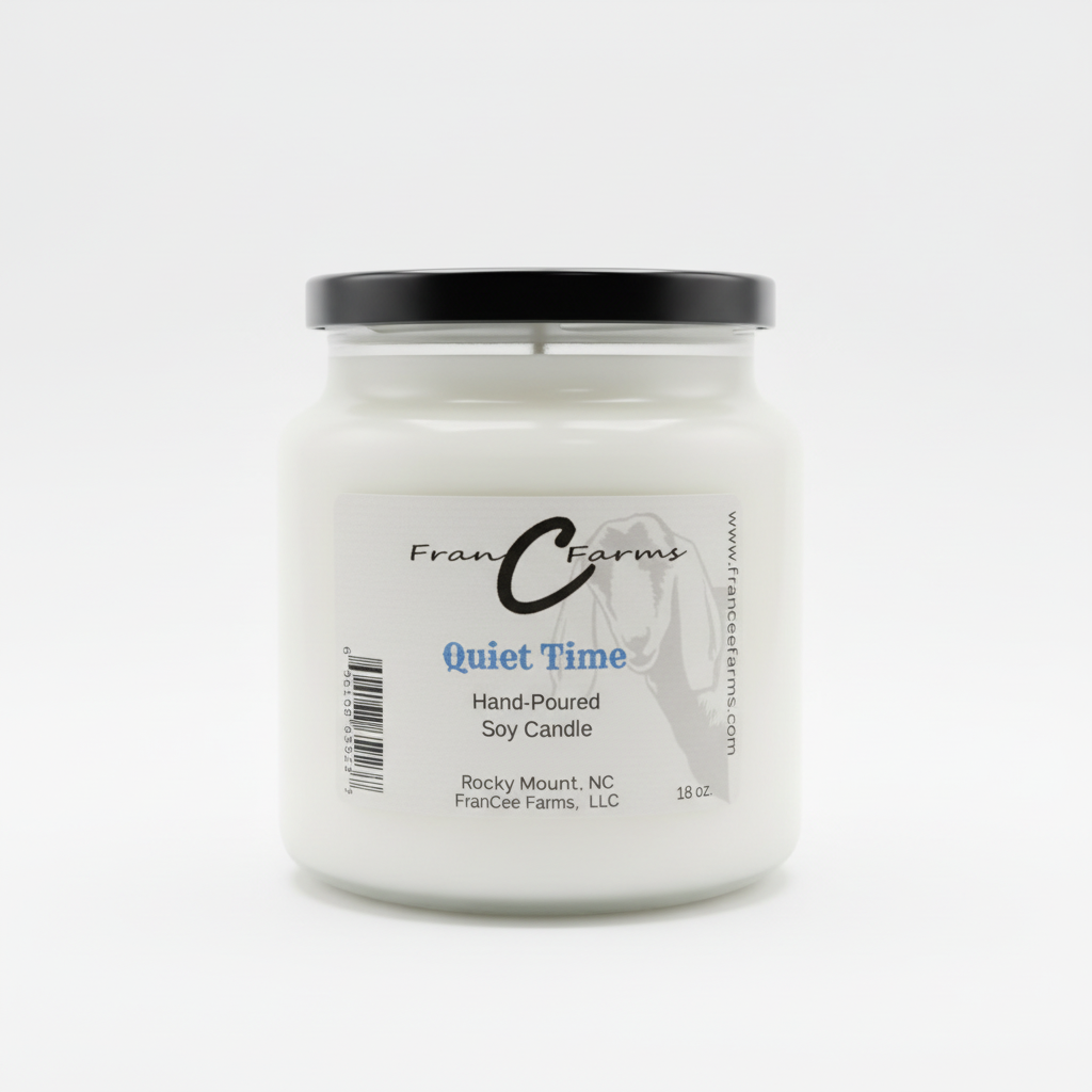 Quiet Time Soy Candle - 18 oz. Apothecary Jar