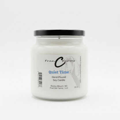 Quiet Time Soy Candle - 18 oz. Apothecary Jar