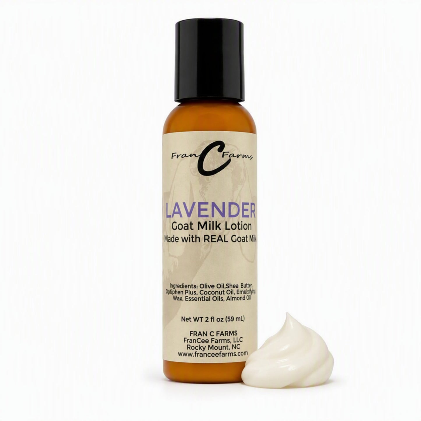 Lavender Goat Milk Lotion - Made with REAL Goat Milk