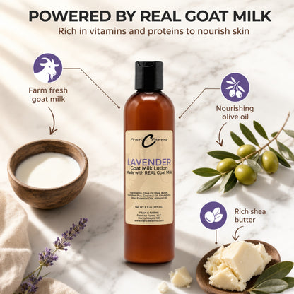 Lavender Goat Milk Lotion - Made with REAL Goat Milk
