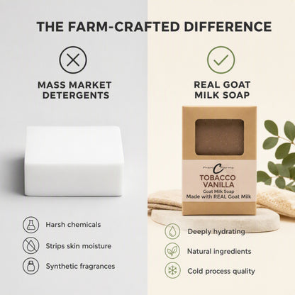 Tobacco Vanilla Goat Milk Soap product image 8 from FRAN C FARMS
