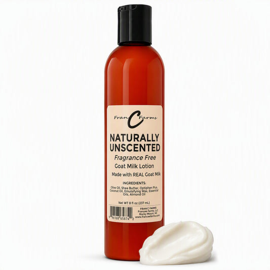 Naturally Unscented Goat Milk Lotion | FRAN C FARMS product image 2 from FRAN C FARMS