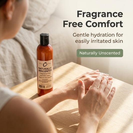 Naturally Unscented Goat Milk Lotion | FRAN C FARMS