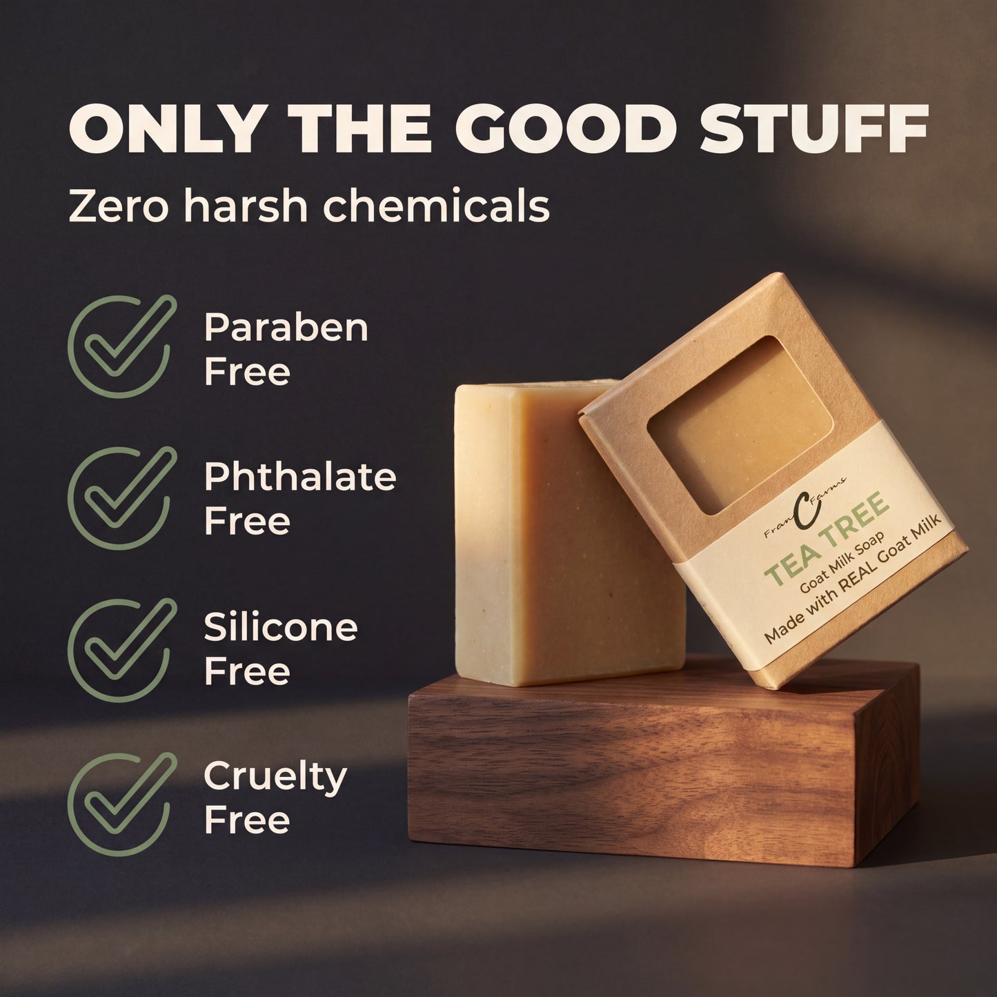 Tea Tree Goat Milk Soap – Made with REAL Goat Milk