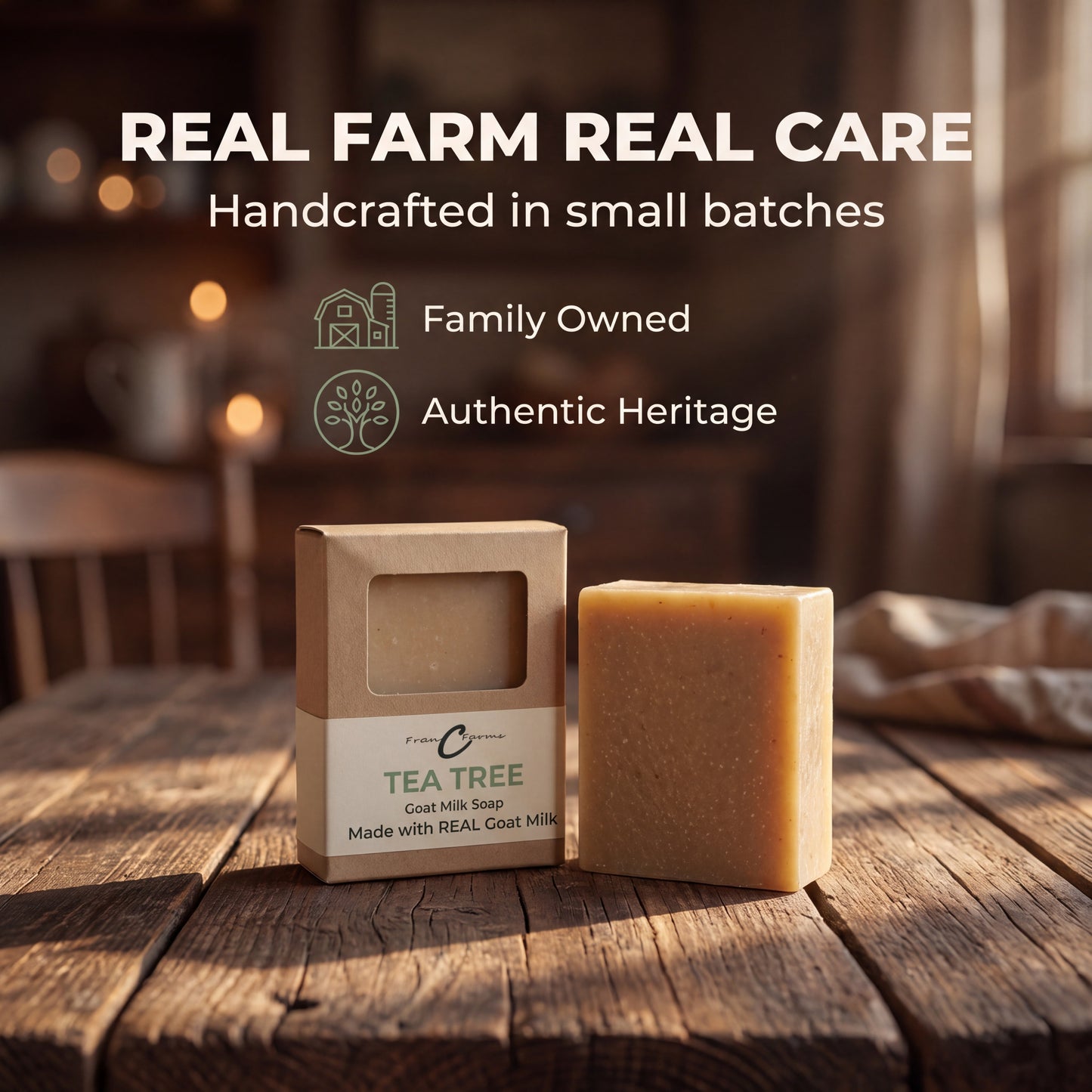 Tea Tree Goat Milk Soap – Made with REAL Goat Milk