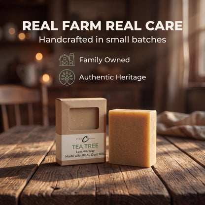 Tea Tree Goat Milk Soap – Made with REAL Goat Milk
