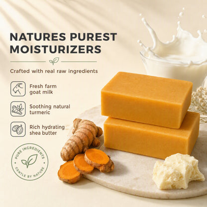 Turmeric Goat Milk Soap- Made With REAL Goat Milk