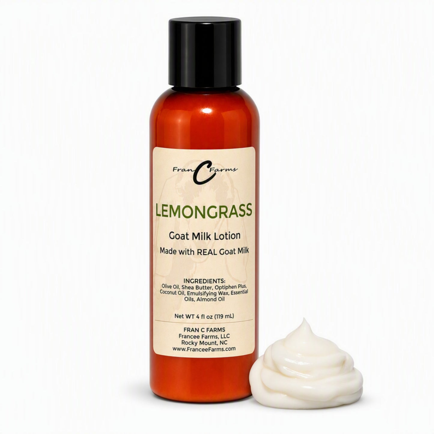 Lemongrass Goat Milk Lotion - Made With REAL Goat Milk