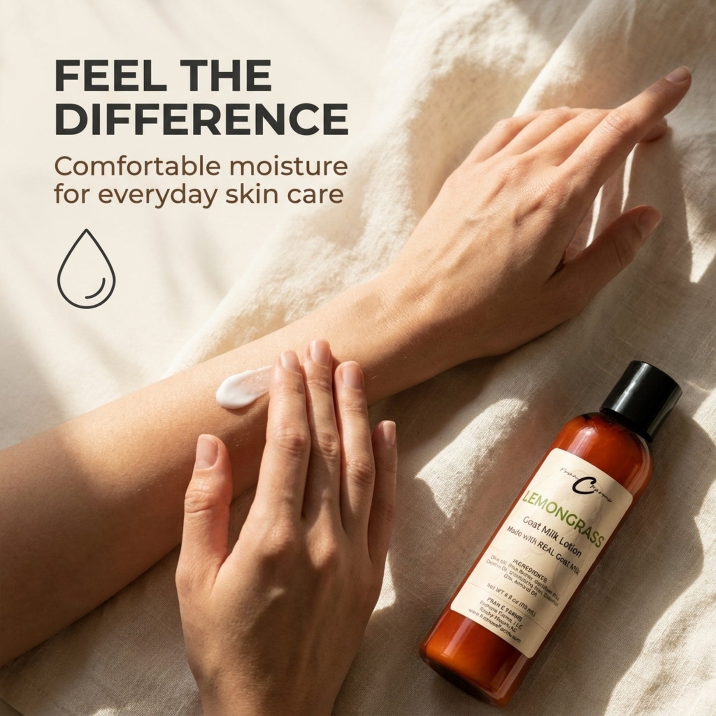 Lemongrass Goat Milk Lotion - Made With REAL Goat Milk