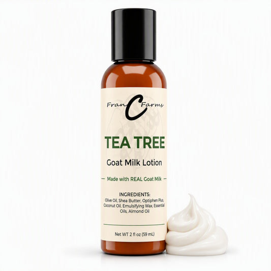 Tea Tree Goat Milk Lotion - Made With REAL Goat Milk