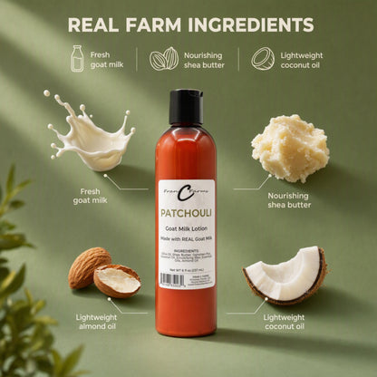 Patchouli Goat Milk Lotion – Made With REAL Goat Milk