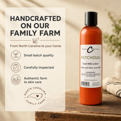 Patchouli Goat Milk Lotion – Made With REAL Goat Milk