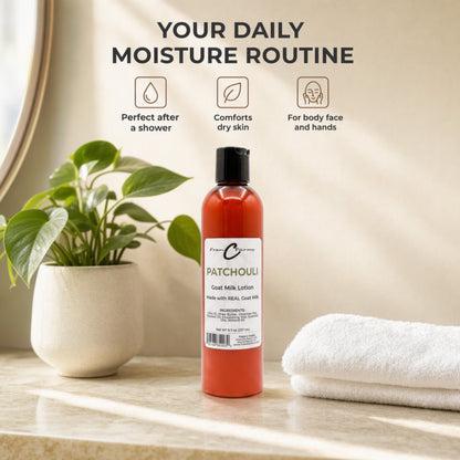 Patchouli Goat Milk Lotion – Made With REAL Goat Milk