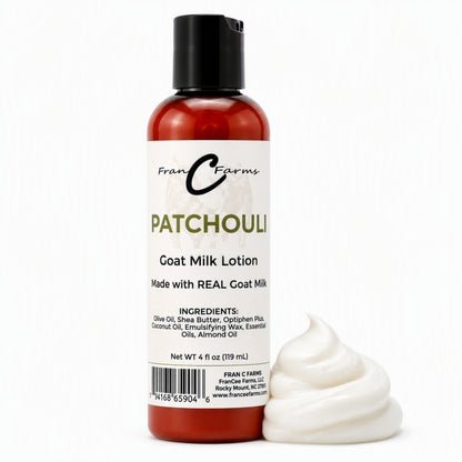 Patchouli Goat Milk Lotion – Made With REAL Goat Milk