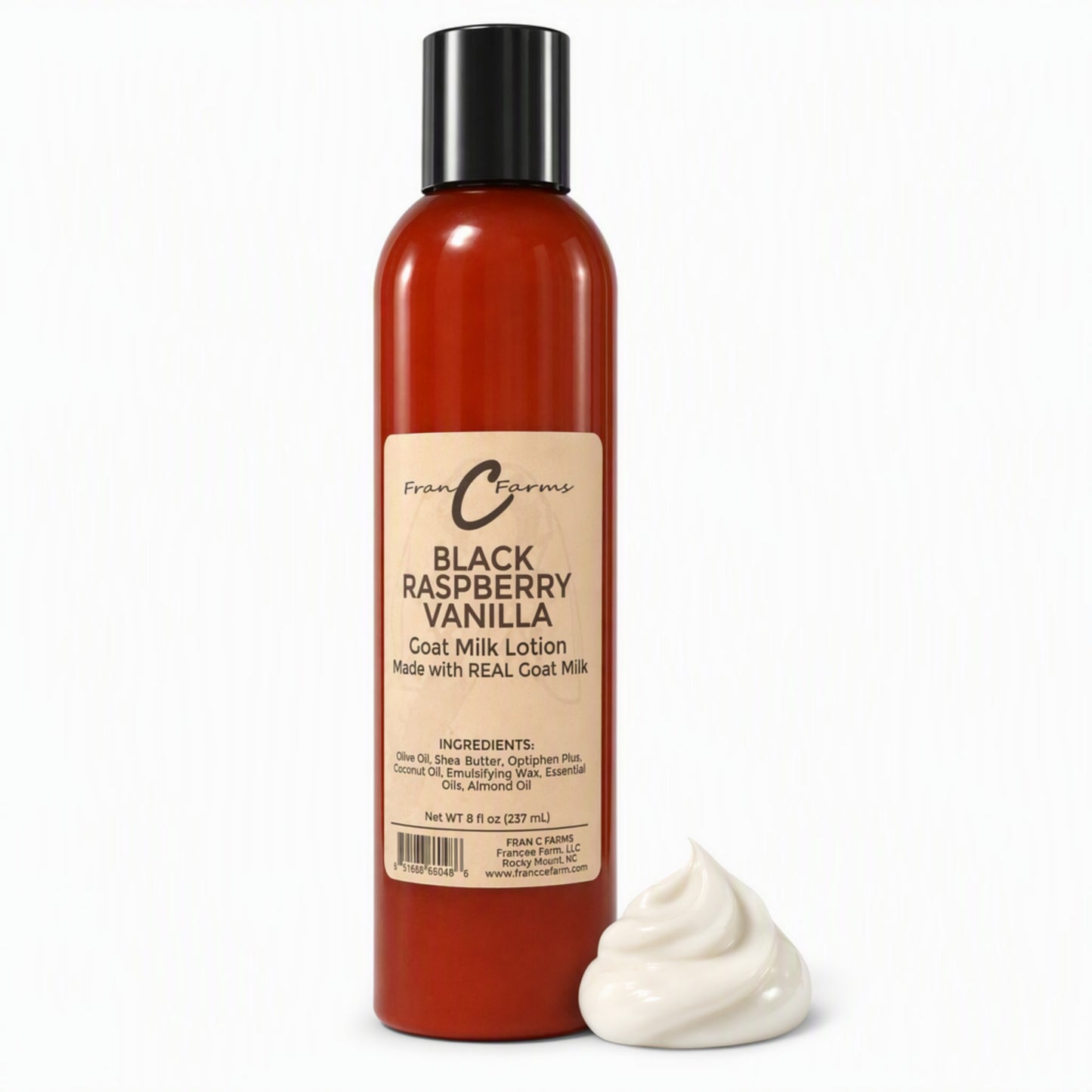 Black Raspberry Vanilla Goat Milk Lotion - Made With REAL Goat Milk