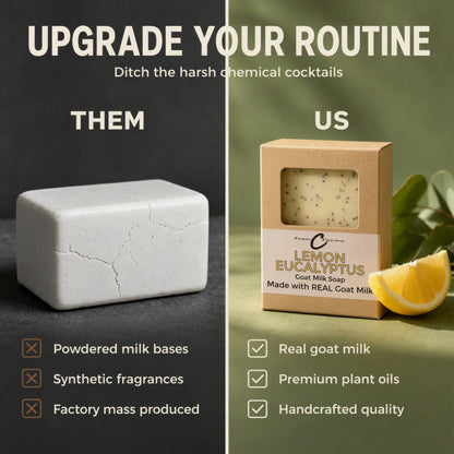 Lemon Eucalyptus Goat Milk Soap gallery image 9 from FRAN C FARMS