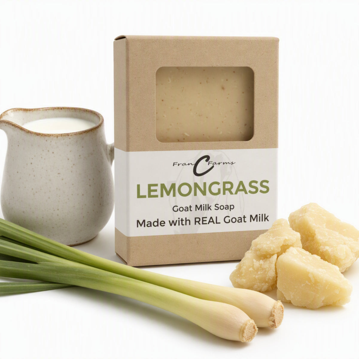 Lemongrass Goat Milk Soap - Made with REAL Goat Milk
