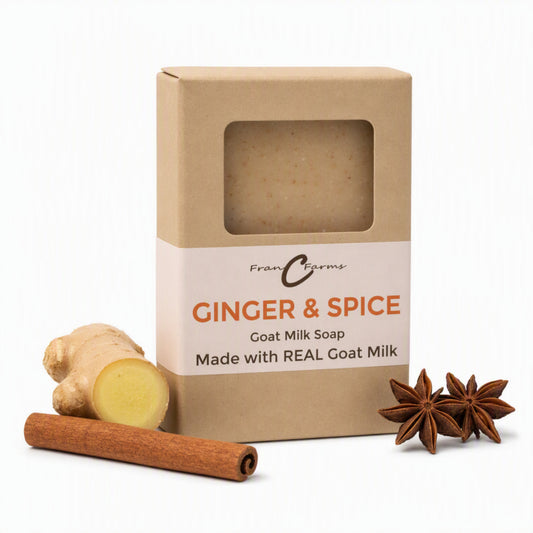 Ginger & Spice Goat Milk Soap gallery image 5 from FRAN C FARMS