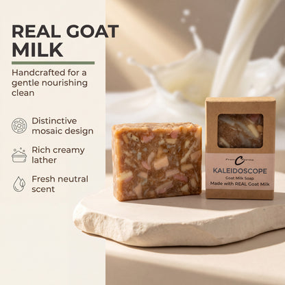 Kaleidoscope Goat Milk Soap - Made with REAL Goat Milk