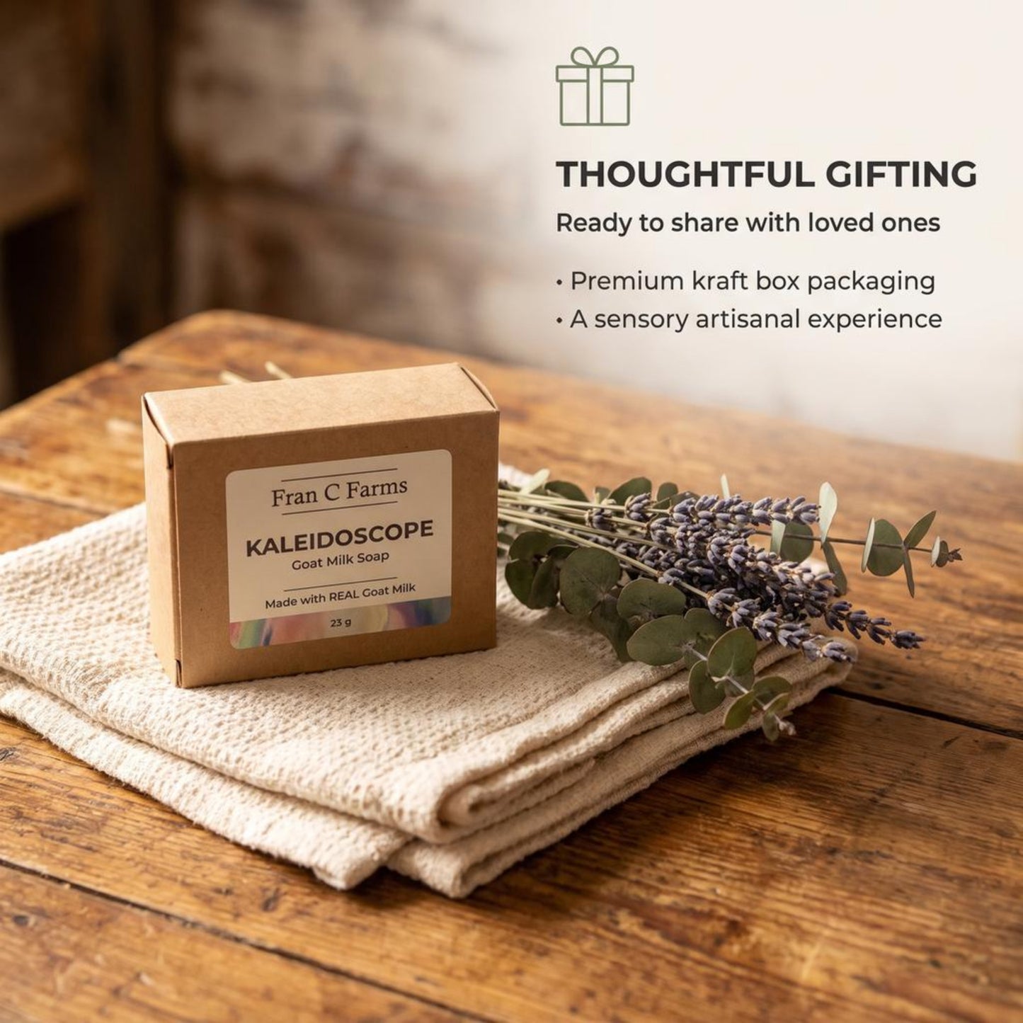 Kaleidoscope Goat Milk Soap - Made with REAL Goat Milk