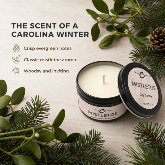 Mistletoe Soy Candle - 8 oz. Tin