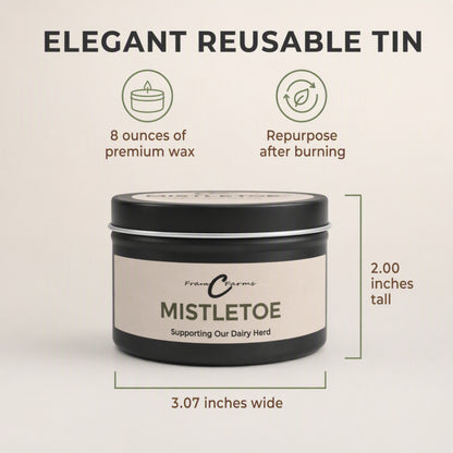 Mistletoe Soy Candle - 8 oz. Tin