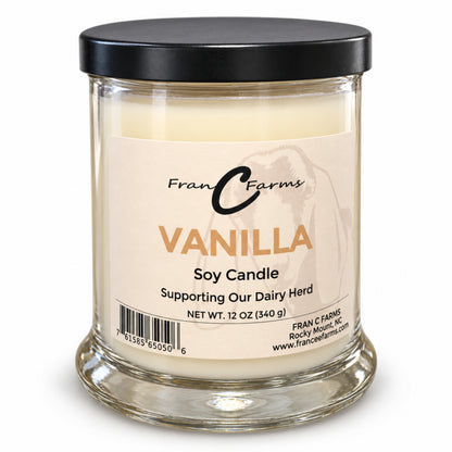 Vanilla Soy Candle - 12 oz. Status Jar