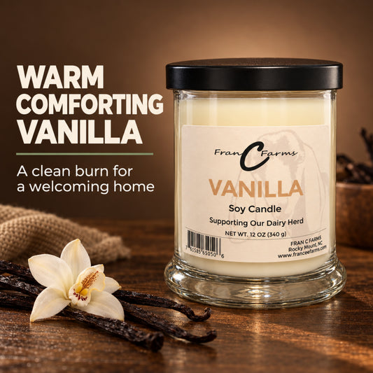 Vanilla Soy Candle - 12 oz. Status Jar
